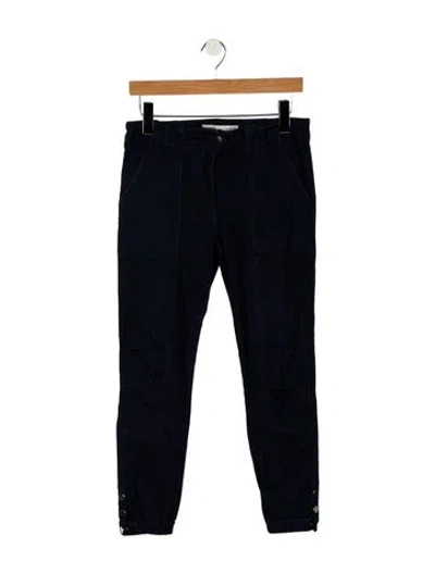 Pre-owned Veronica Beard High-rise Skinny Leg Jeans In Blue