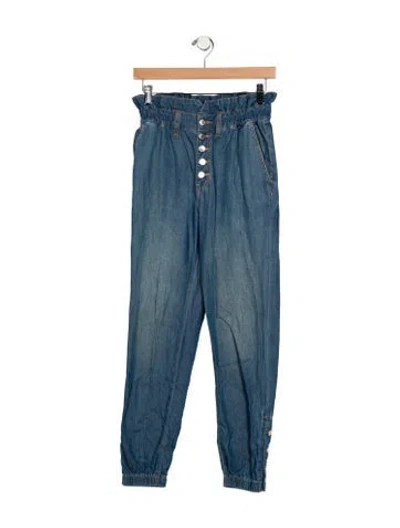 Pre-owned Veronica Beard High-rise Skinny Leg Jeans In Blue