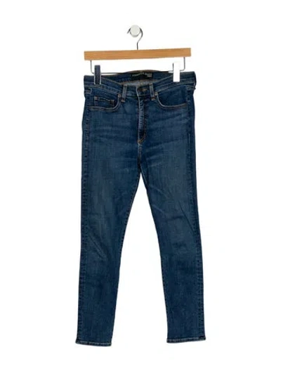 Pre-owned Veronica Beard High-rise Skinny Leg Jeans In Blue