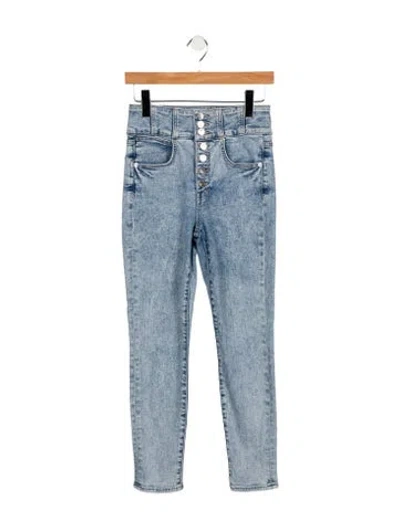Pre-owned Veronica Beard High-rise Skinny Leg Jeans In Blue