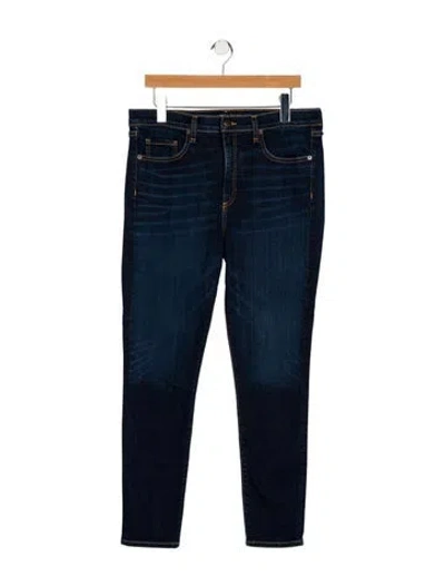 Pre-owned Veronica Beard High-rise Skinny Leg Jeans In Blue