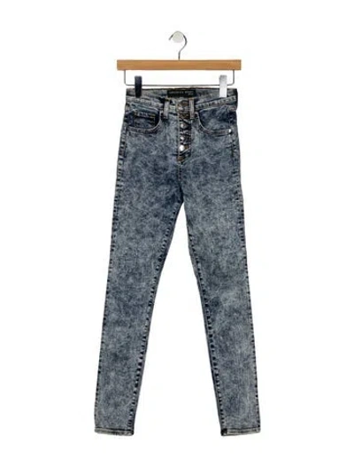 Pre-owned Veronica Beard High-rise Skinny Leg Jeans In Blue