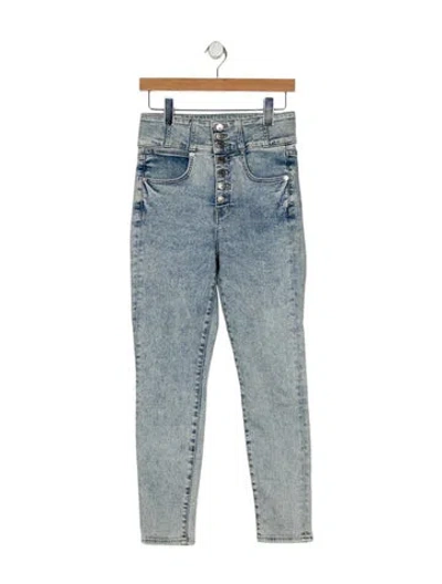 Pre-owned Veronica Beard High-rise Skinny Leg Jeans In Blue