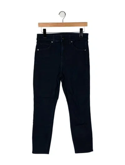 Pre-owned Veronica Beard High-rise Skinny Leg Jeans In Blue