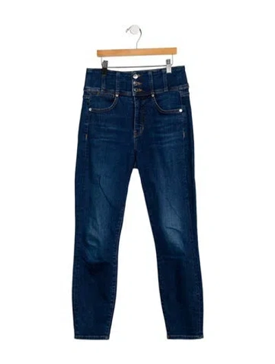Pre-owned Veronica Beard High-rise Skinny Leg Jeans In Blue