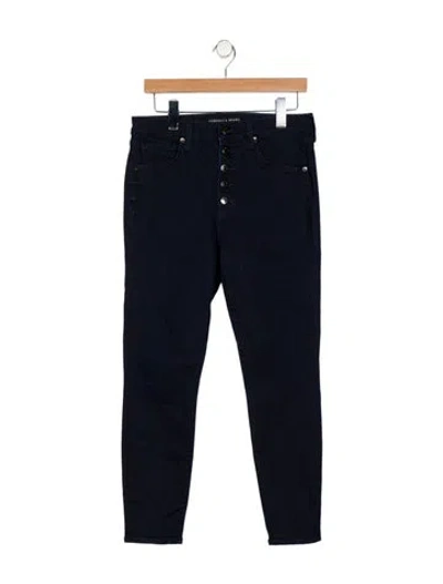 Pre-owned Veronica Beard High-rise Skinny Leg Jeans In Blue