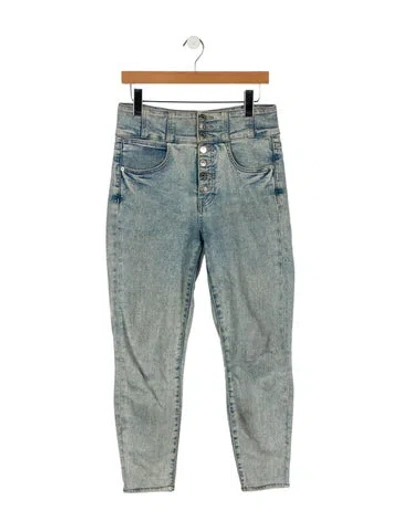 Pre-owned Veronica Beard High-rise Skinny Leg Jeans In Blue