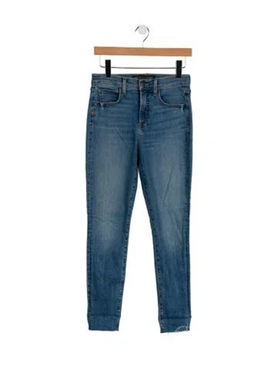 Pre-owned Veronica Beard High-rise Skinny Leg Jeans In Blue