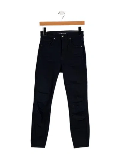 Pre-owned Veronica Beard High-rise Skinny Leg Jeans In Blue