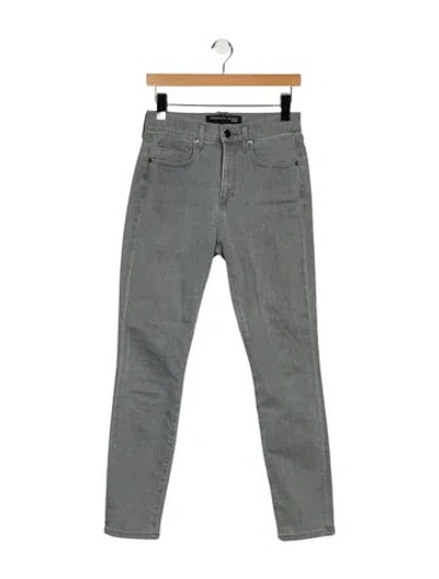 Pre-owned Veronica Beard High-rise Skinny Leg Jeans In Blue