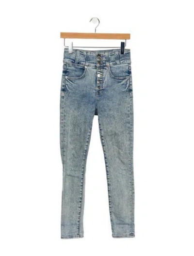 Pre-owned Veronica Beard High-rise Skinny Leg Jeans In Blue