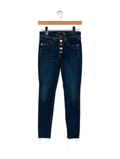 Pre-owned Veronica Beard High-rise Skinny Leg Jeans In Blue