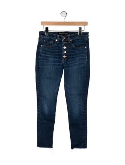 Pre-owned Veronica Beard High-rise Skinny Leg Jeans In Blue