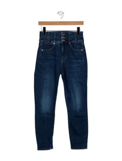 Pre-owned Veronica Beard High-rise Skinny Leg Jeans In Blue