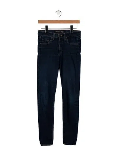 Pre-owned Veronica Beard High-rise Skinny Leg Jeans In Blue