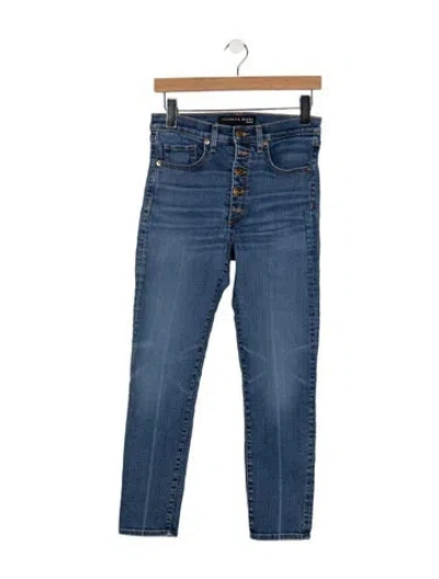 Pre-owned Veronica Beard High-rise Skinny Leg Jeans In Blue