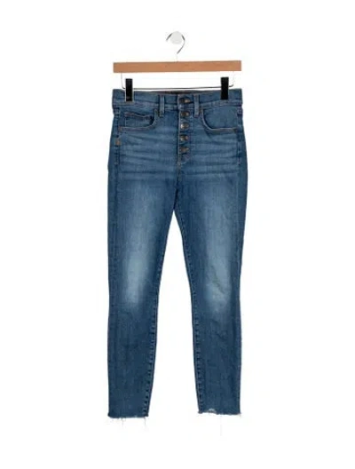 Pre-owned Veronica Beard High-rise Skinny Leg Jeans In Blue