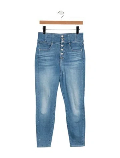 Pre-owned Veronica Beard High-rise Skinny Leg Jeans In Blue