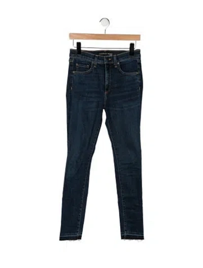 Pre-owned Veronica Beard High-rise Skinny Leg Jeans In Blue