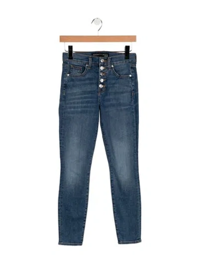 Pre-owned Veronica Beard High-rise Skinny Leg Jeans In Blue