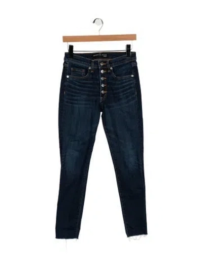 Pre-owned Veronica Beard High-rise Skinny Leg Jeans In Blue