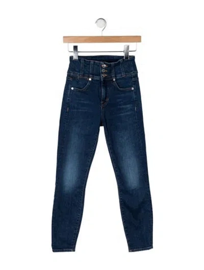 Pre-owned Veronica Beard High-rise Skinny Leg Jeans In Blue