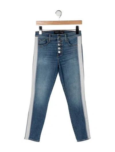 Pre-owned Veronica Beard High-rise Skinny Leg Jeans In Blue