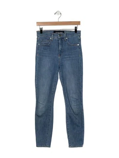 Pre-owned Veronica Beard High-rise Skinny Leg Jeans In Blue