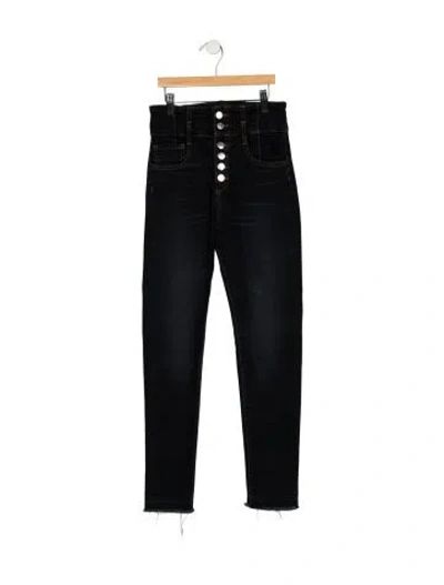 Pre-owned Veronica Beard High-rise Skinny Leg Jeans In Blue