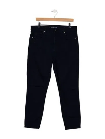 Pre-owned Veronica Beard High-rise Skinny Leg Jeans In Blue
