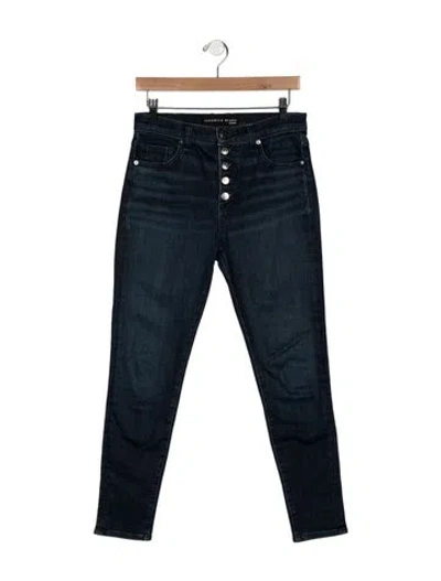 Pre-owned Veronica Beard High-rise Skinny Leg Jeans In Blue