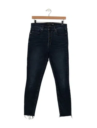 Pre-owned Veronica Beard High-rise Skinny Leg Jeans In Blue