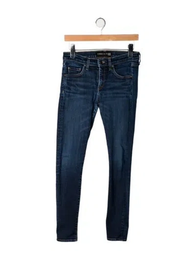 Pre-owned Veronica Beard High-rise Skinny Leg Jeans In Blue