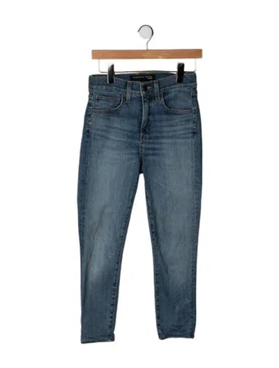 Pre-owned Veronica Beard High-rise Skinny Leg Jeans In Blue