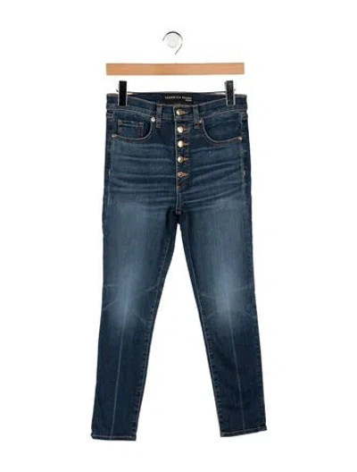 Pre-owned Veronica Beard High-rise Skinny Leg Jeans In Blue