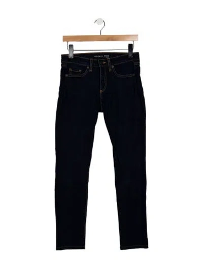 Pre-owned Veronica Beard High-rise Skinny Leg Jeans In Blue