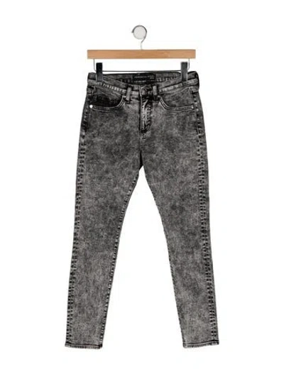 Pre-owned Veronica Beard High-rise Skinny Leg Jeans In Gray