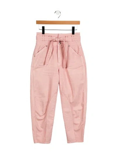 Pre-owned Veronica Beard High-rise Skinny Leg Jeans In Pink