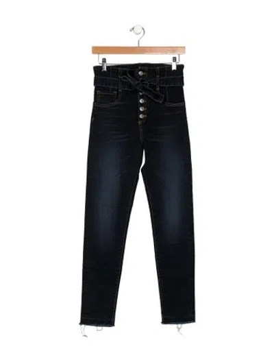 Pre-owned Veronica Beard High-rise Skinny Leg Jeans W/ Tags In Blue