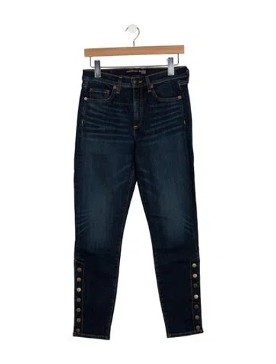 Pre-owned Veronica Beard High-rise Skinny Leg Jeans W/ Tags In Blue