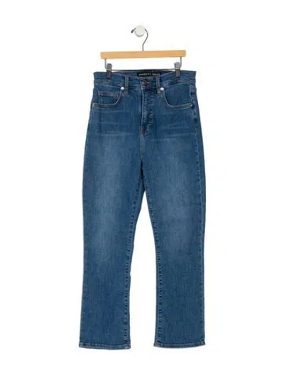 Pre-owned Veronica Beard High-rise Straight Leg Jeans In Blue