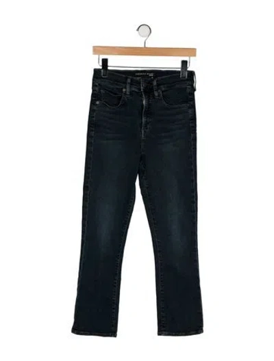 Pre-owned Veronica Beard High-rise Straight Leg Jeans In Blue