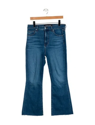 Pre-owned Veronica Beard High-rise Straight Leg Jeans In Blue