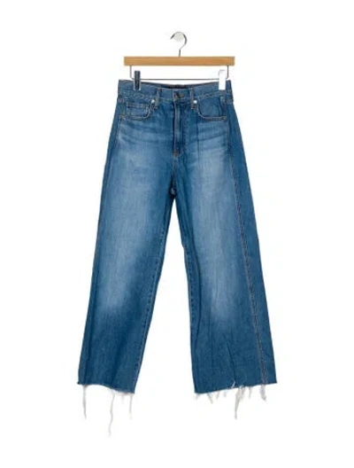 Pre-owned Veronica Beard High-rise Straight Leg Jeans In Blue