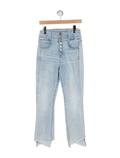 Pre-owned Veronica Beard High-rise Straight Leg Jeans In Blue