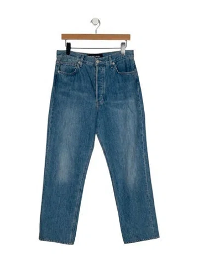 Pre-owned Veronica Beard High-rise Straight Leg Jeans In Blue