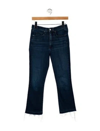 Pre-owned Veronica Beard High-rise Straight Leg Jeans In Blue