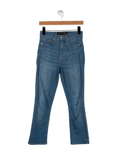 Pre-owned Veronica Beard High-rise Straight Leg Jeans In Blue