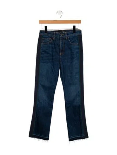 Pre-owned Veronica Beard High-rise Straight Leg Jeans In Blue