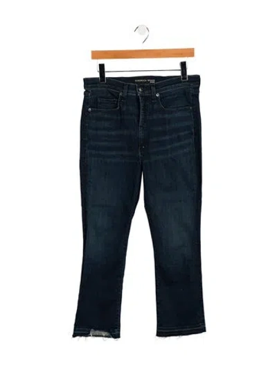 Pre-owned Veronica Beard High-rise Straight Leg Jeans In Blue